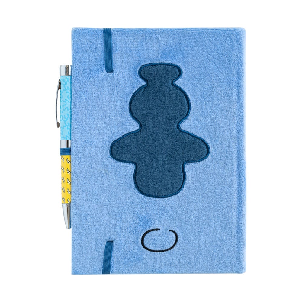 Stitch Premium Plüsch Notizbuch A5 mit Stift Tropical