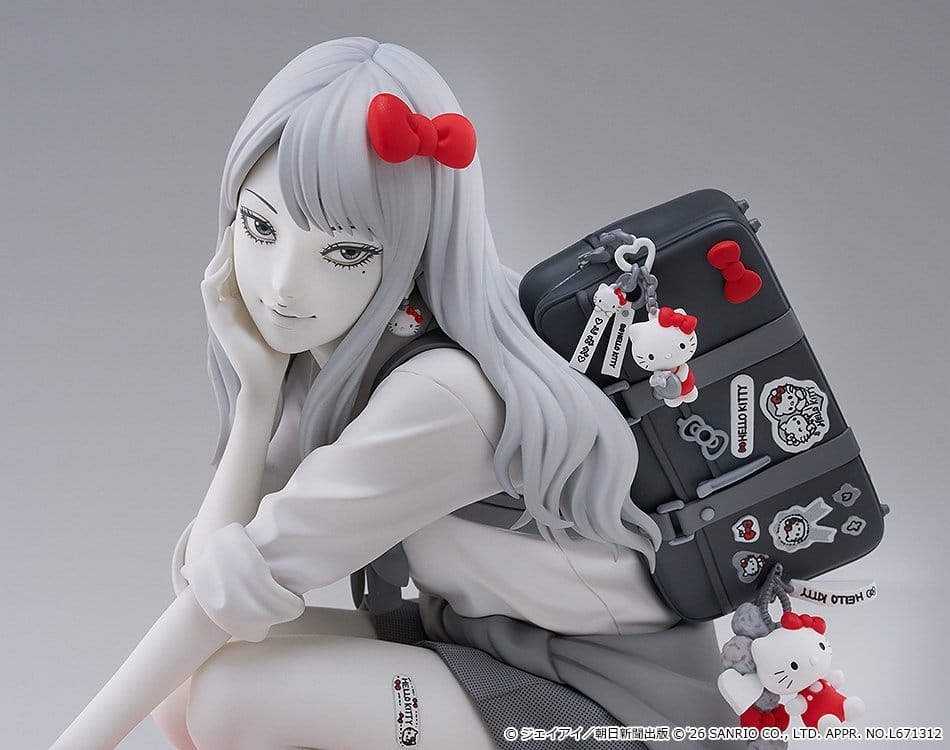 Junji Ito Gyaru Tomie x Hello Kitty Figur