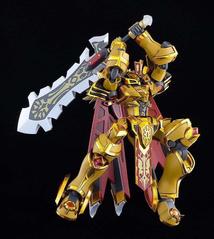 Knight's & Magic Moderoid Goldleo Royal Metallic Ver. Plastic Model Kit