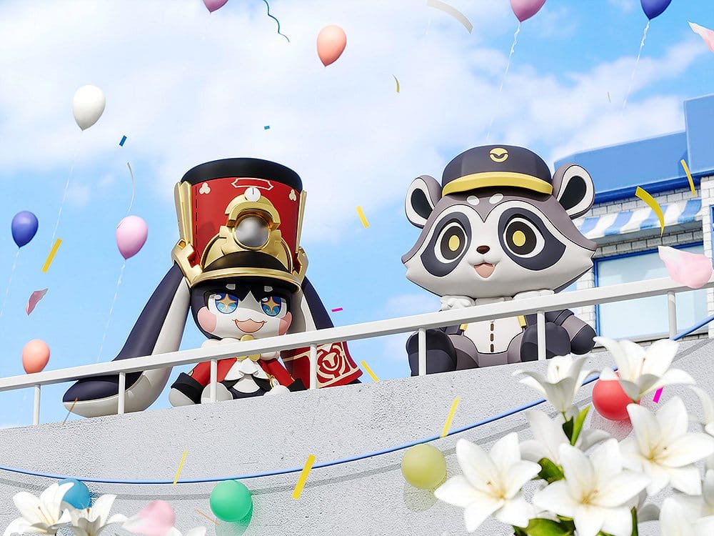 Honkai Star Rail Baseball Raccoon Huggy Good Smile Minifigur