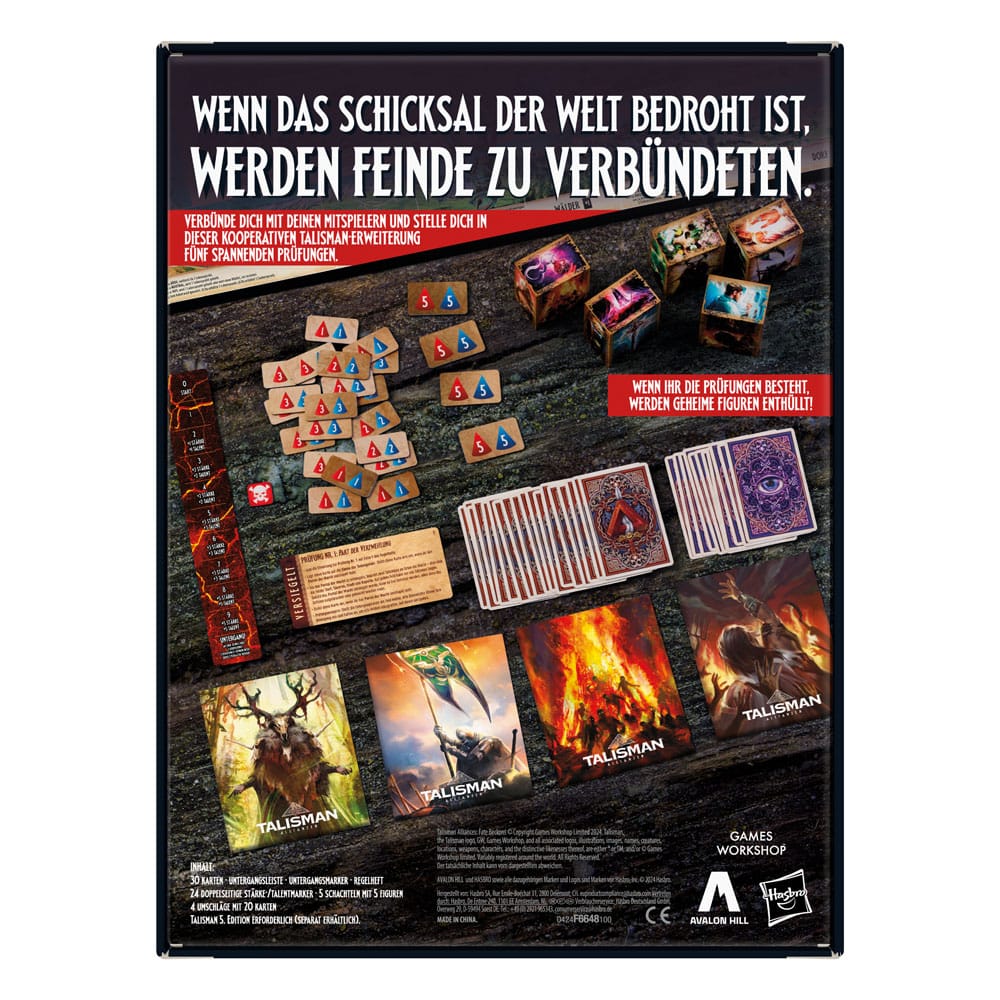 Talisman Allianzen Ruf des Schicksals Deutsche Version Brettspiel-Erweiterung