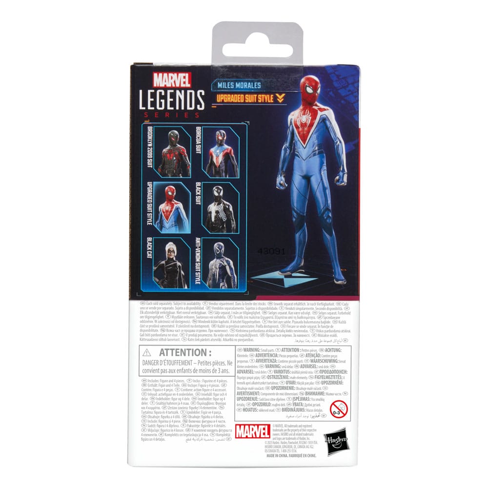 Spider-Man 2 Marvel Legends Gamerverse Miles Morales Upgraded Suit Style Actionfigur