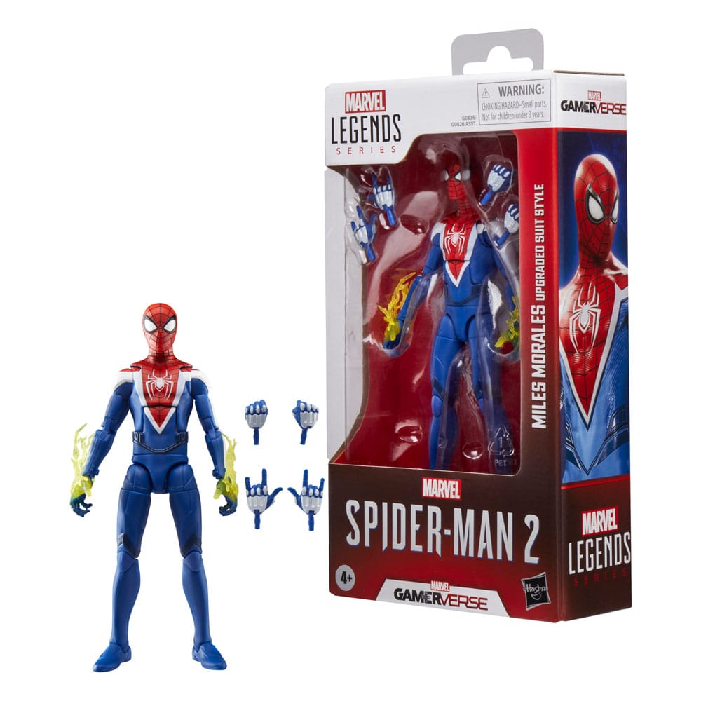 Spider-Man 2 Marvel Legends Gamerverse Miles Morales Upgraded Suit Style Actionfigur
