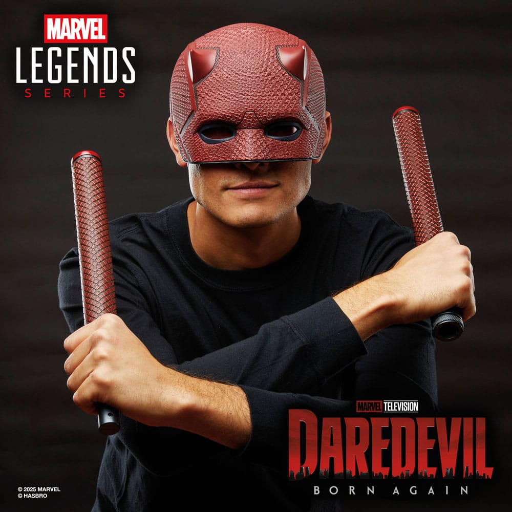 Daredevil Born Again Premium Roleplay Maske Und Schlagstock