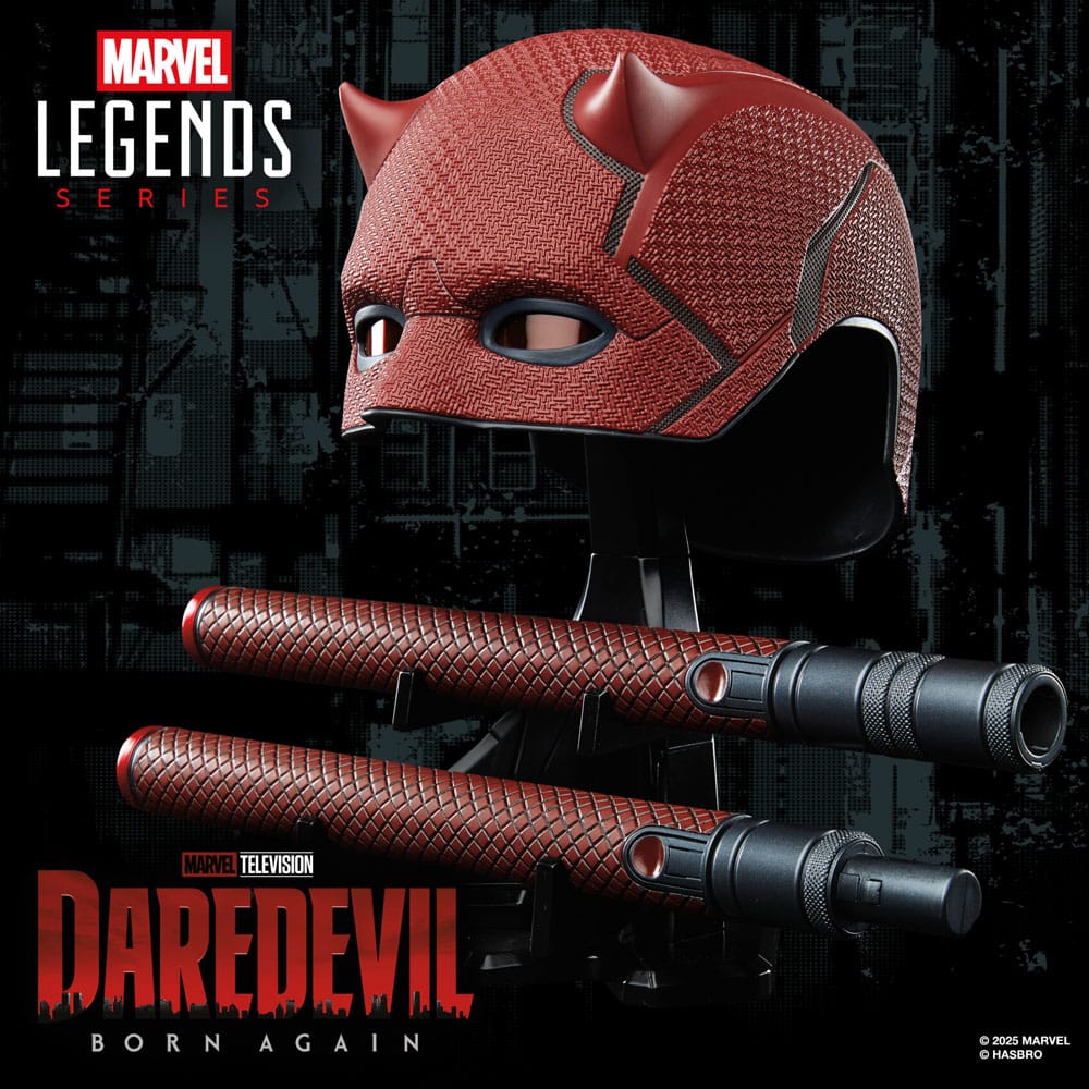 Daredevil Born Again Premium Roleplay Maske Und Schlagstock
