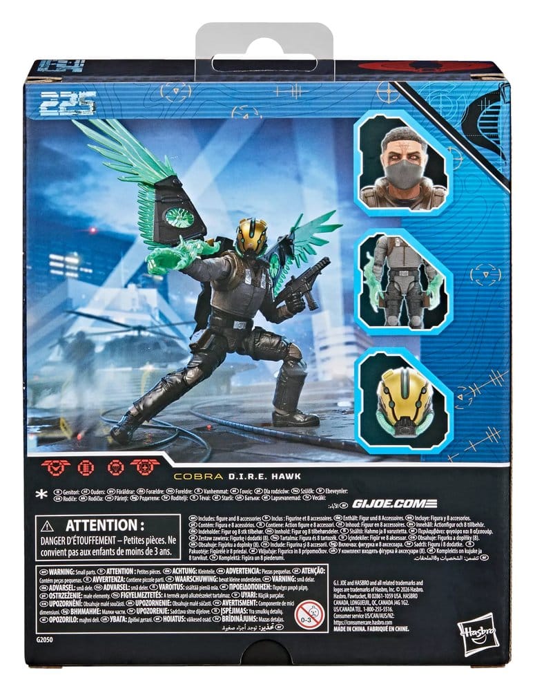 G.I. Joe D.I.R.E. Hawk (Dread-Inducing Responsive Energy) Classified Series #225 Actionfigur