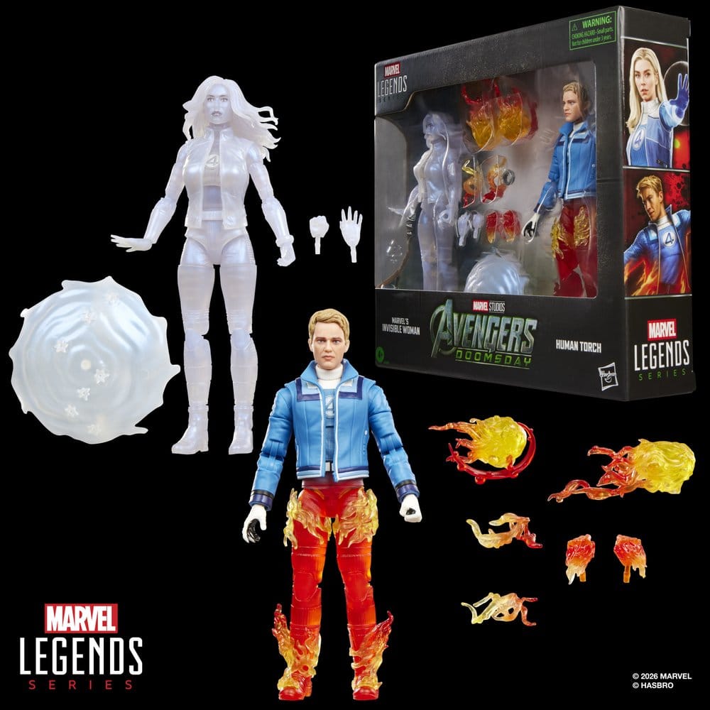 Avengers Doomsday Marvel's Invisible Woman & Human Torch Marvel Legends 2er-Pack Actionfiguren