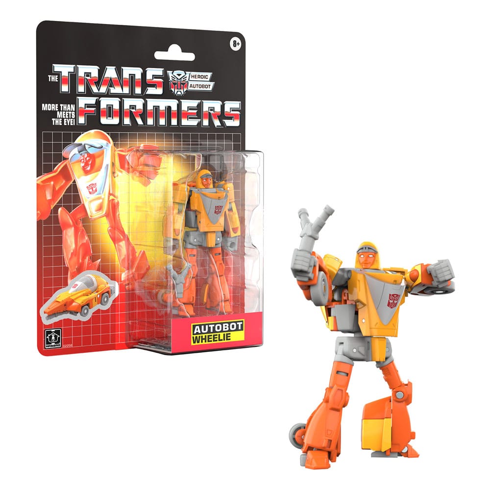 The Transformers Retro G1 Autobot Wheelie Actionfigur