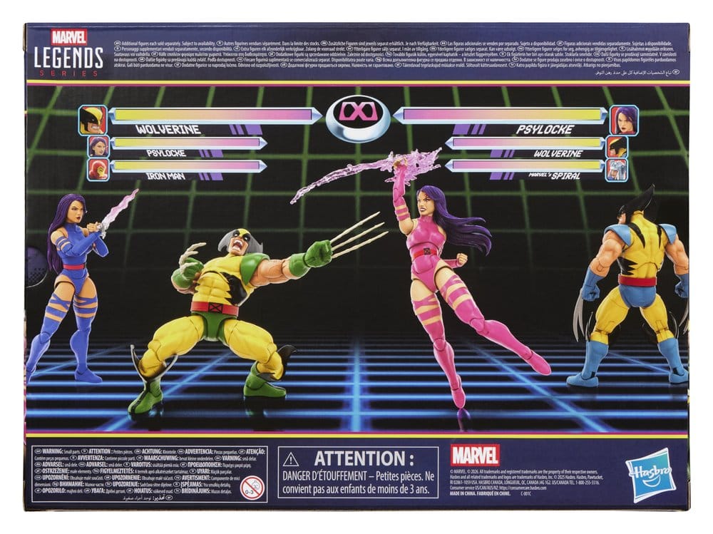 Marvel Games Wolverine & Psylocke 2er-Pack Marvel Legends Actionfiguren