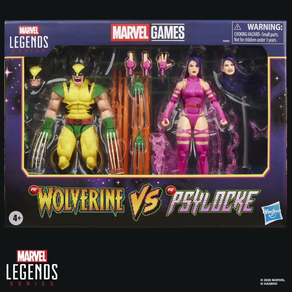 Marvel Games Wolverine & Psylocke 2er-Pack Marvel Legends Actionfiguren