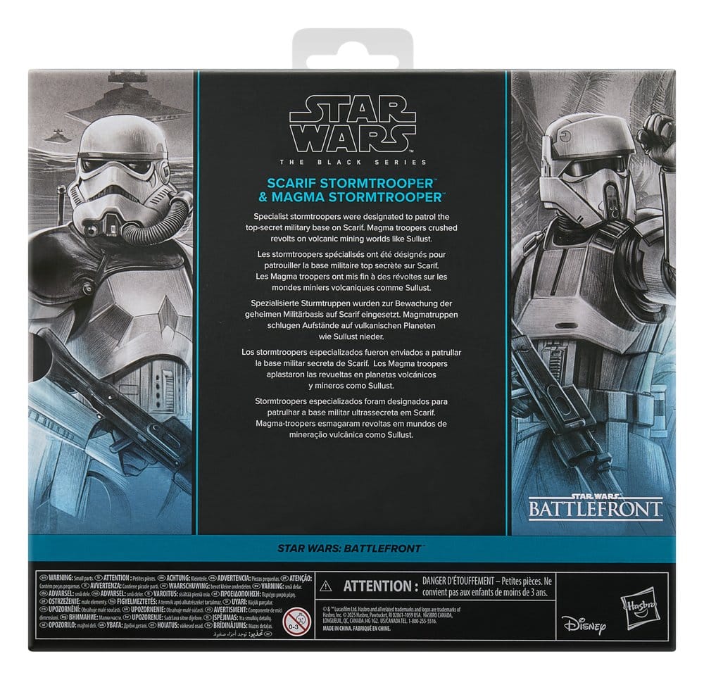 Star Wars Battlefront Black Series Scarif Stormtrooper & Magma Stormtrooper 2er-Pack Actionfiguren