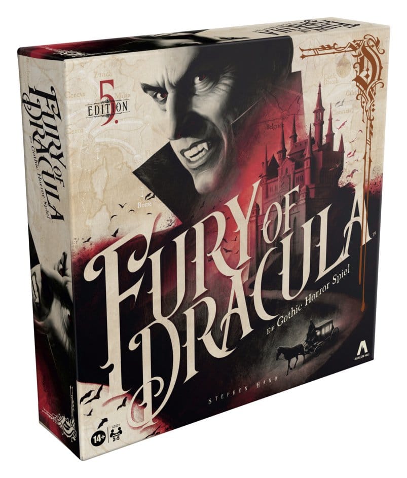 Fury of Dracula 5. Edition *Deutsche Version* Brettspiel
