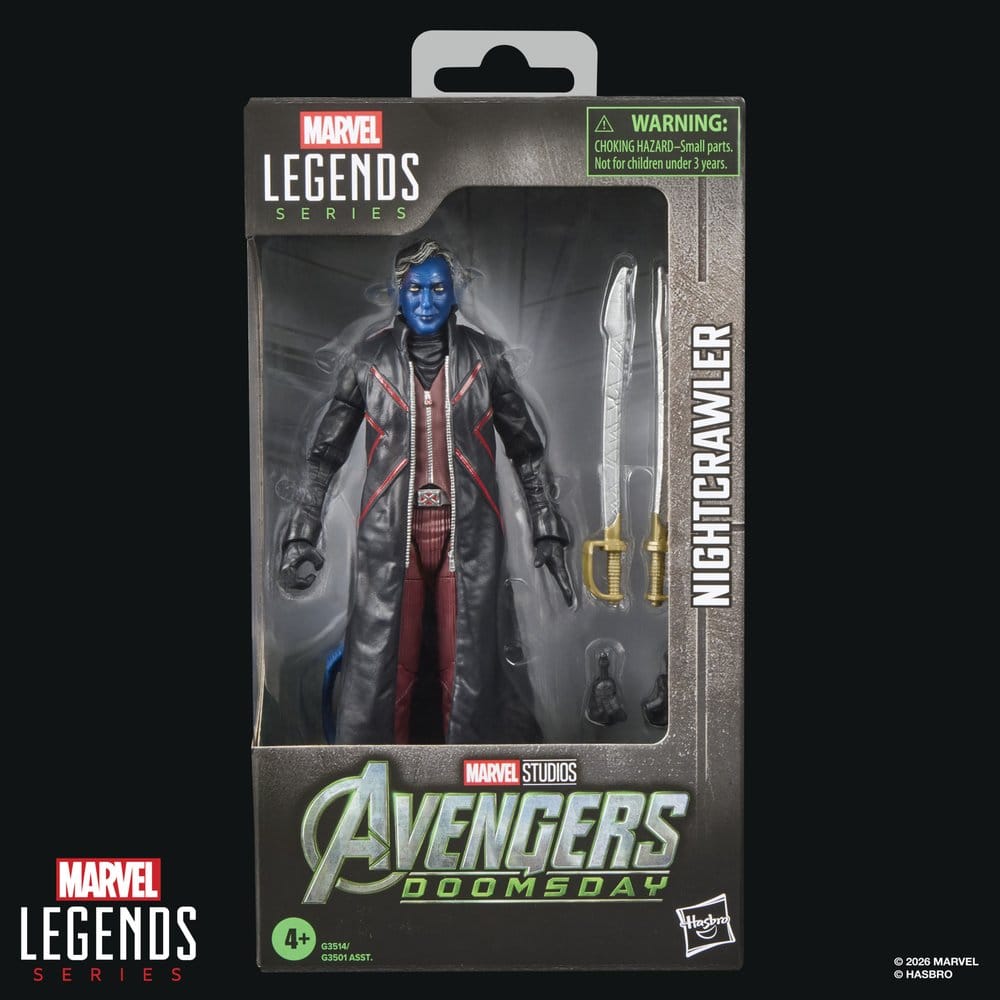 Avengers Doomsday Nightcrawler Marvel Legends Actionfigur