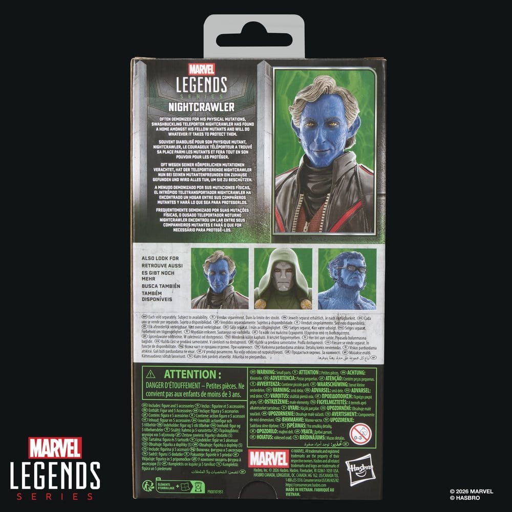 Avengers Doomsday Nightcrawler Marvel Legends Actionfigur