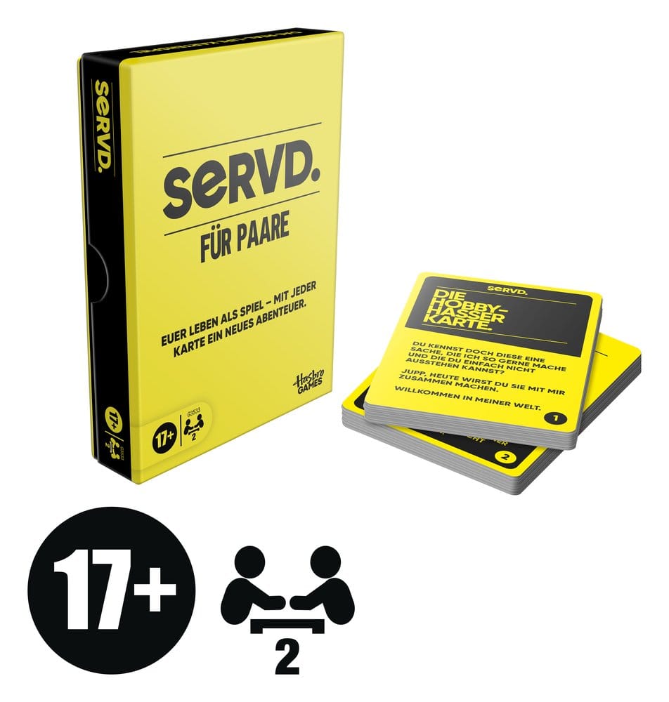 SERVD für Paare *Deutsche Version* Kartenspiel