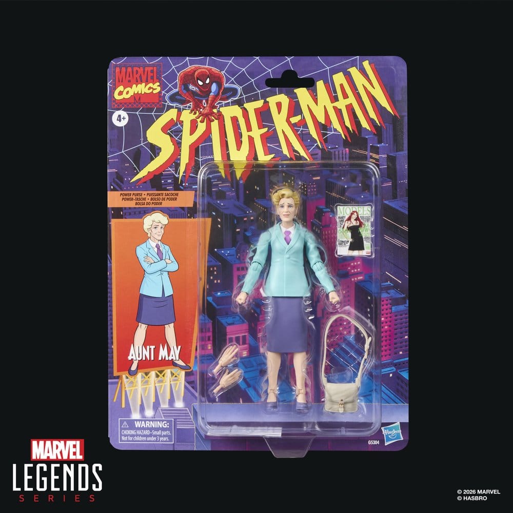Spider-Man Aunt May Marvel Legends Actionfigur