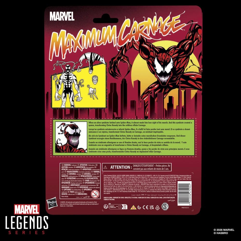 Maximum Carnage Carnage Marvel Legends Actionfigur