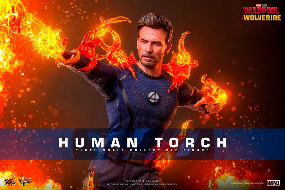 Deadpool & Wolverine Human Torch 1/6 Actionfigur