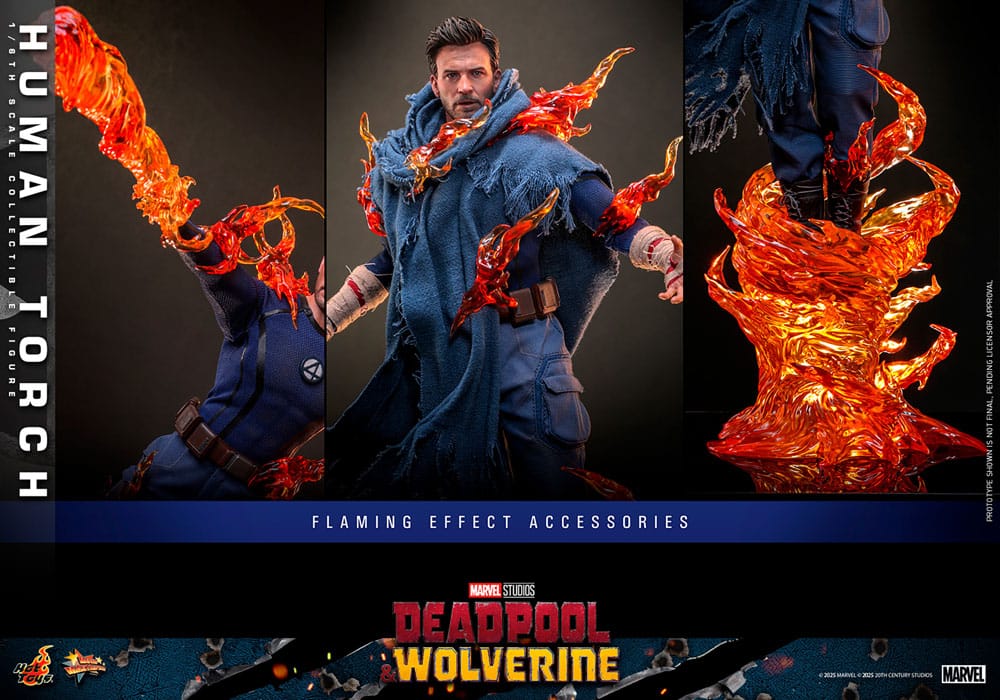 Deadpool & Wolverine Human Torch 1/6 Actionfigur