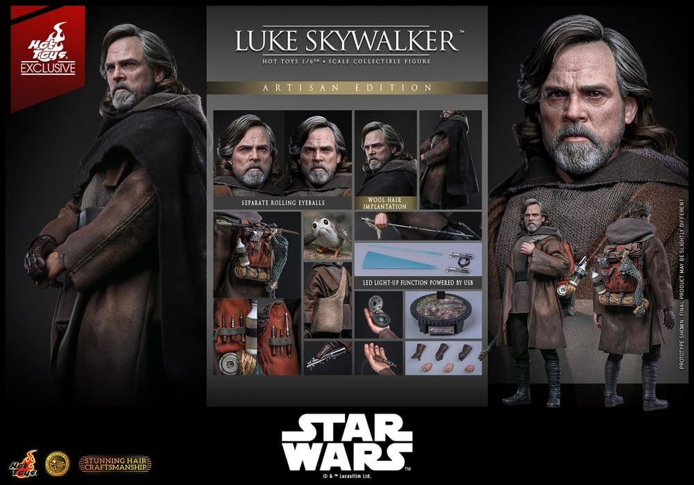 Star Wars Die letzten Jedi Luke Skywalker (Artisan Edition) 1/6 Actionfigur