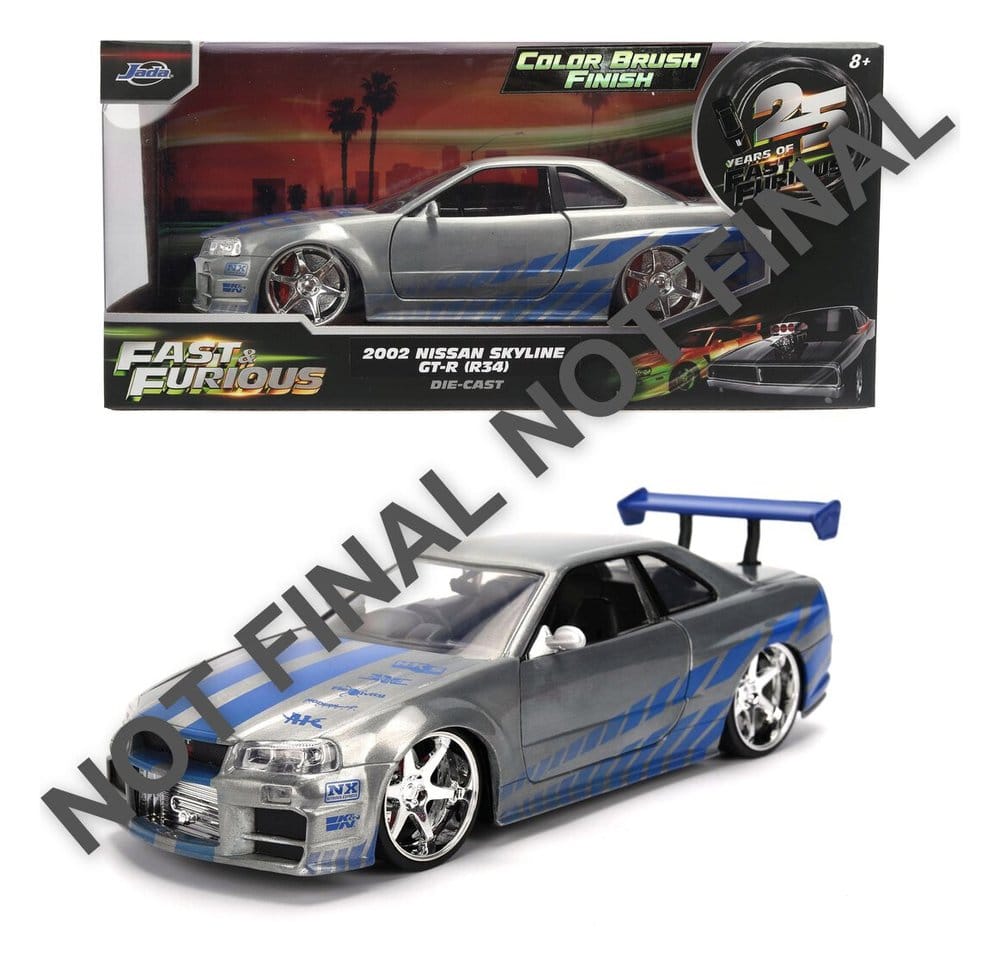 Fast & Furious Nissan Skyline Anniversary 1/24 Diecast Modell