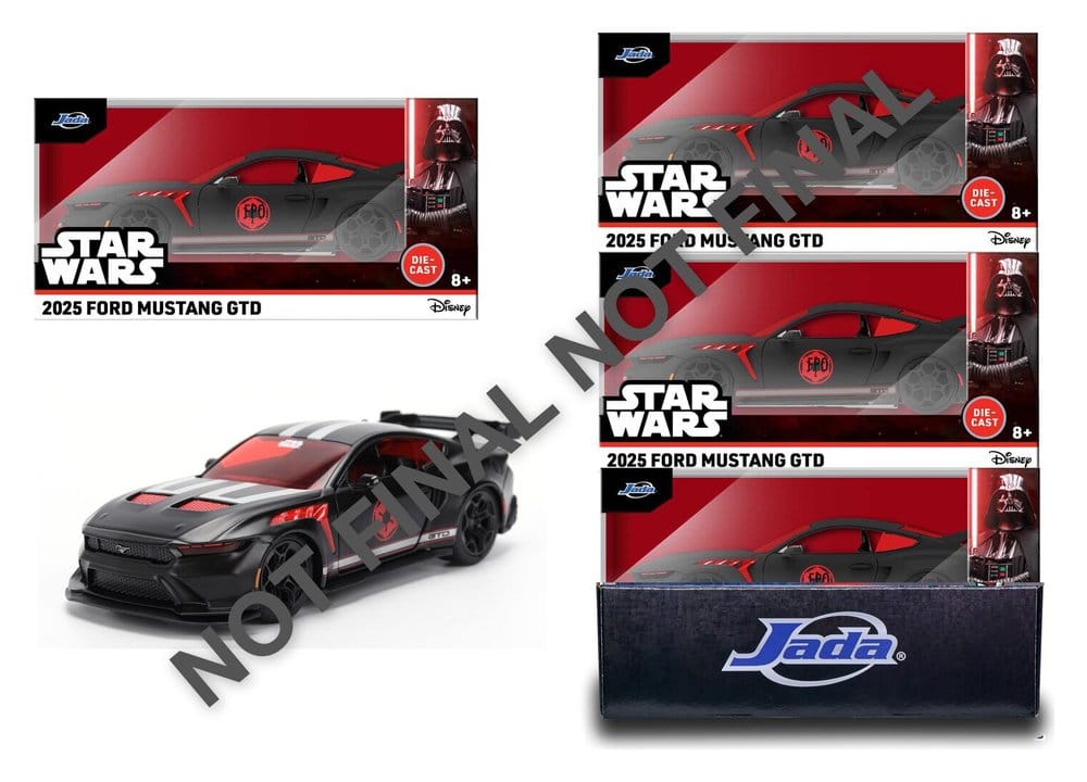 Star Wars Darth Vader 2005 Ford Mustang GTD Sortiment (6) 1/32 Diecast Modell
