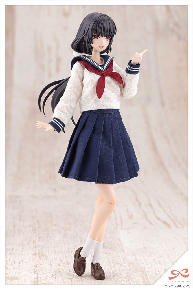 Sousaishojoteien Kiru Pla Kuon Yakushiji Touou High School Uniform 1/10 Plastic Model Kit