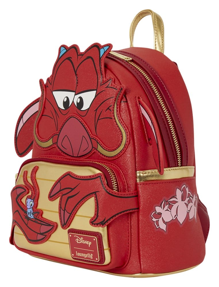 Mulan Mushu Glitter by Loungefly Mini Rucksack