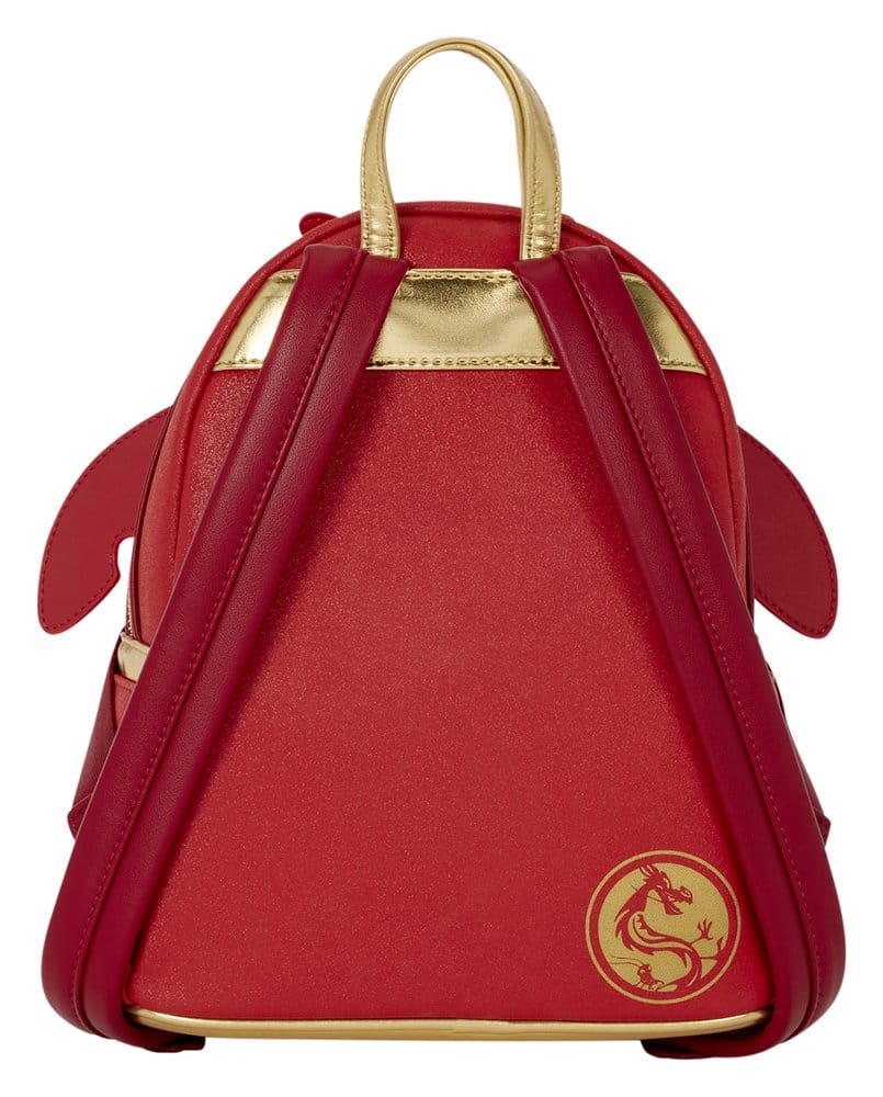 Mulan Mushu Glitter by Loungefly Mini Rucksack