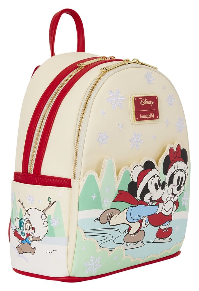 Mickey & Friends Ice Skating mit Haarband Halterung by Loungefly Mini Rucksack