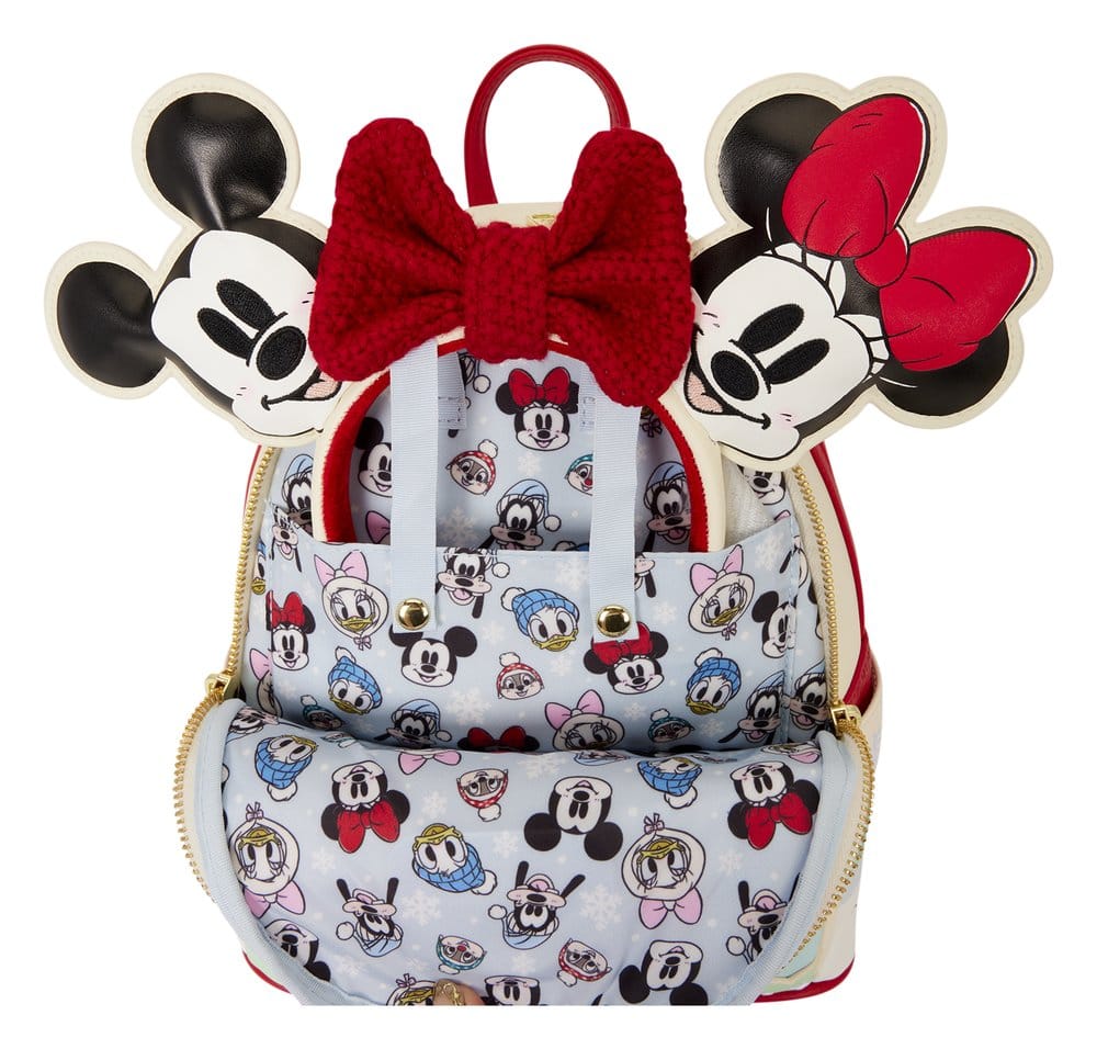 Mickey & Friends Ice Skating mit Haarband Halterung by Loungefly Mini Rucksack