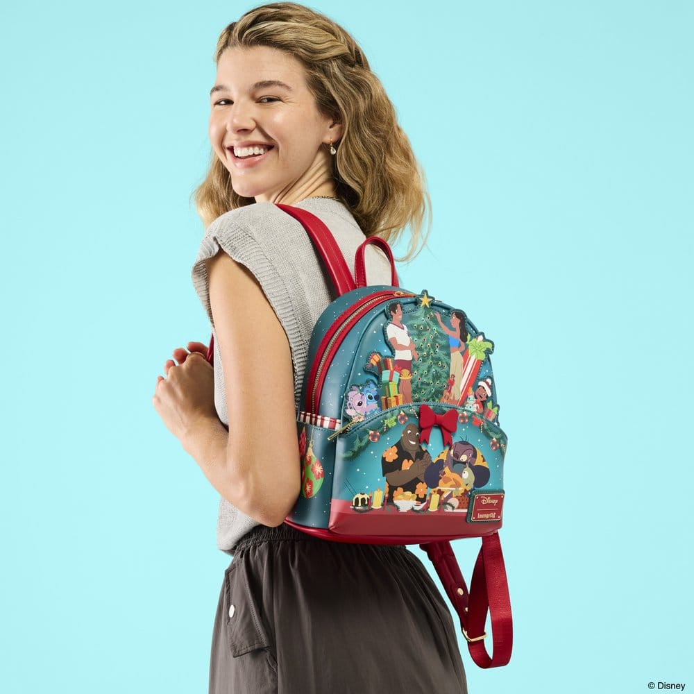 Lilo & Stitch Holiday Celebration by Loungefly Mini Rucksack
