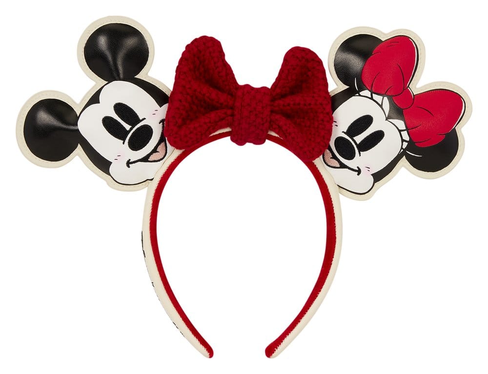 Mickey & Minnie Knit Bow by Loungefly Haarreif
