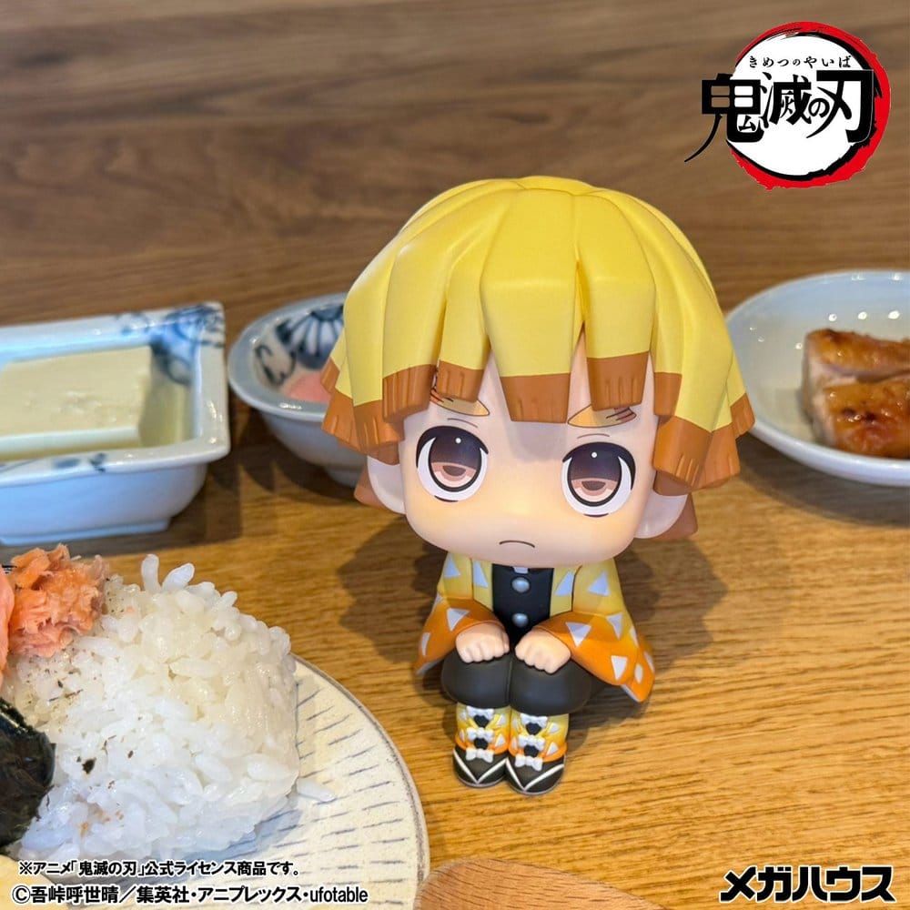 Demon Slayer Kimetsu no Yaiba 2er-Pack Zenitsu Agatsuma Grumpy Ver. & Kaigaku (with gift) Look Up Figuren