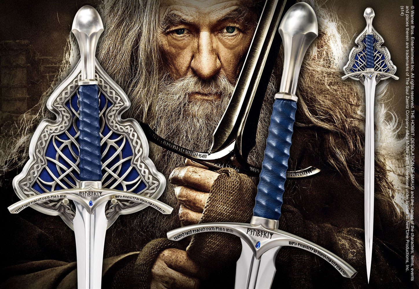 Der Hobbit Glamdring Schwert 1/1 Replik