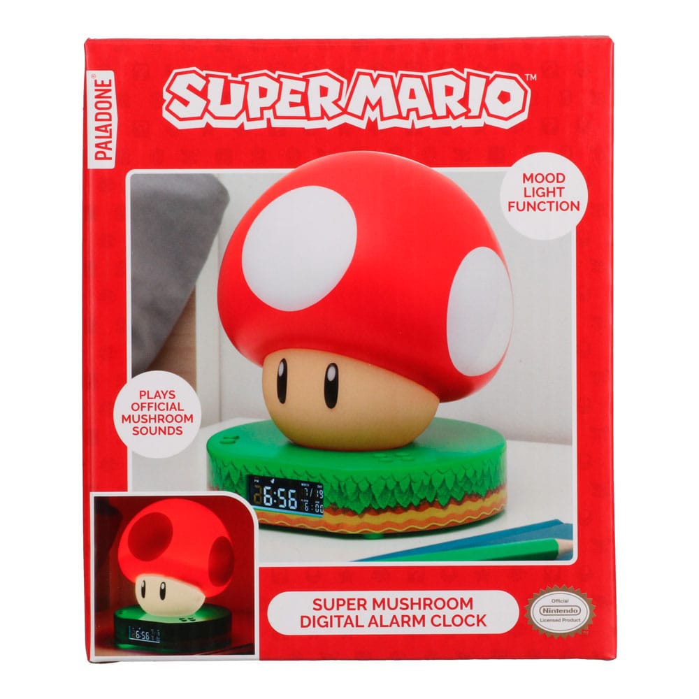 Super Mario Super Mushroom Wecker