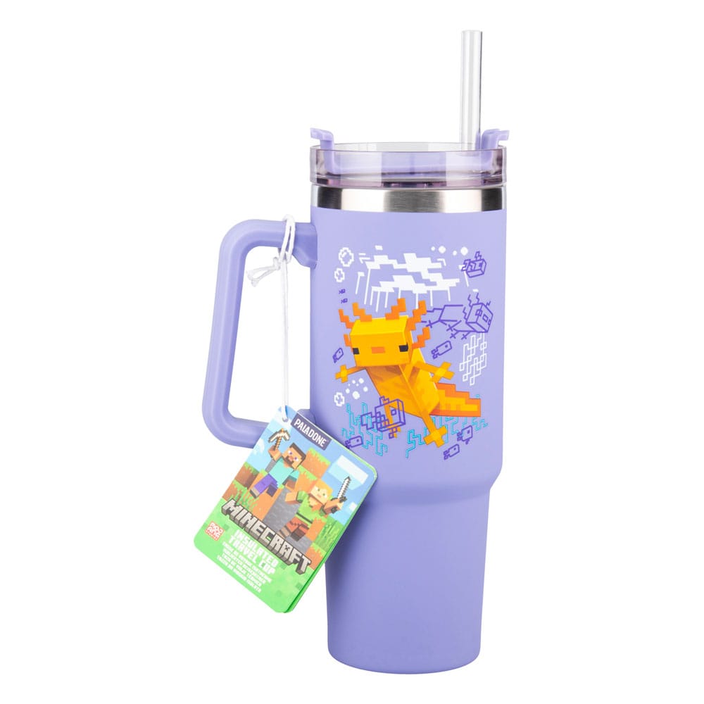 Minecraft To Go Purple Trinkbecher