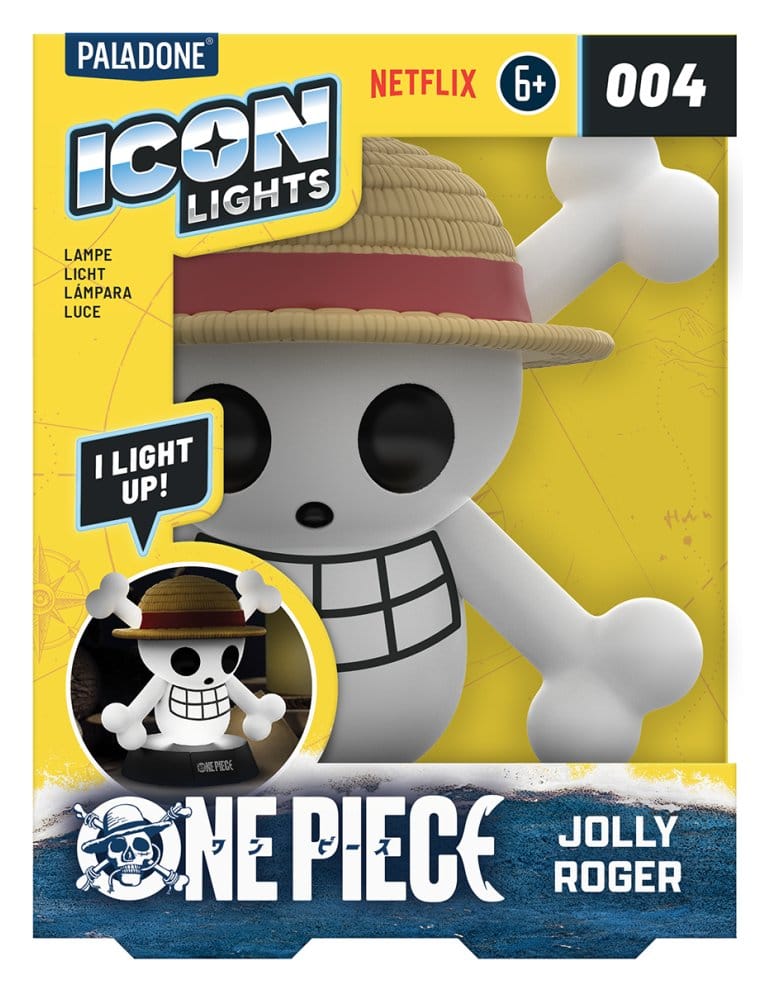 One Piece Jolly Roger Icon Leuchte