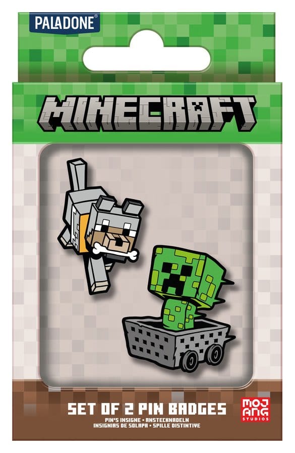 Minecraft Ansteck-Pin 2er-Pack