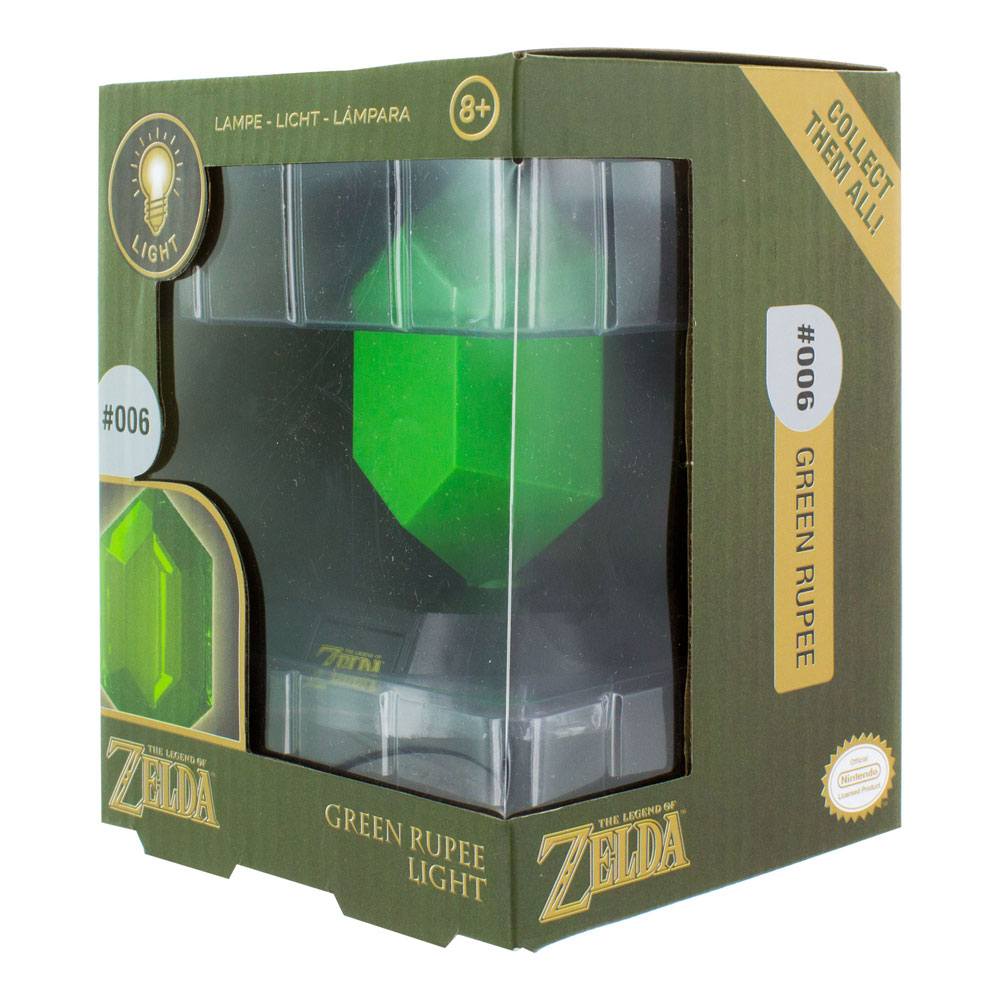 Legend of Zelda 3D Grüner Rubin Lampe