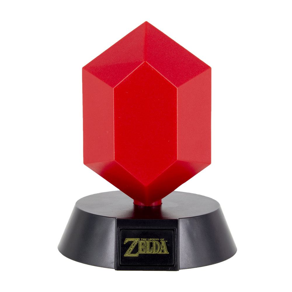 The Legend of Zelda 3D Icon Red Rupee Lampe