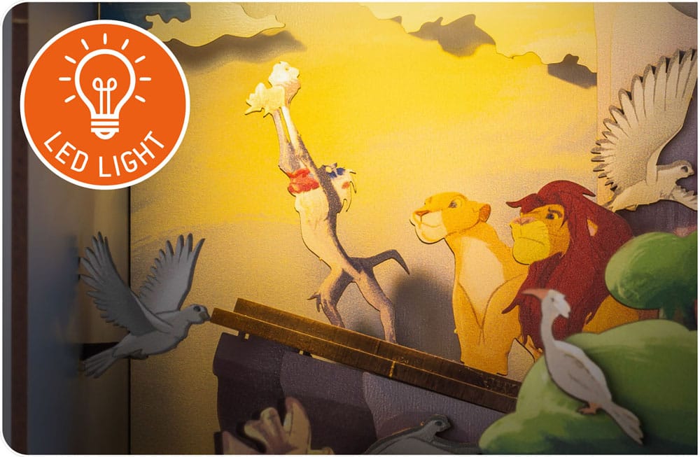 Disney Der König der Löwen Tiny Adventures Book Nook Mini-Diorama