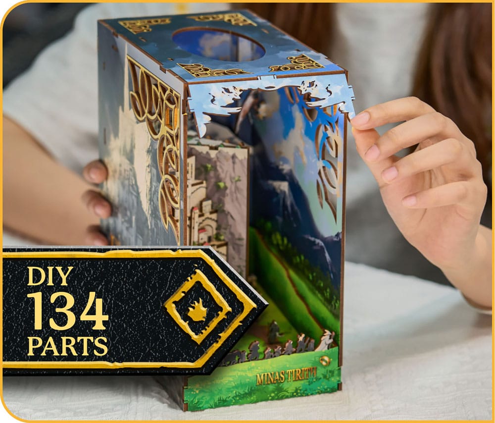 Der Herr der Ringe Minas Tirith Tiny Adventures Book Nook Mini-Diorama