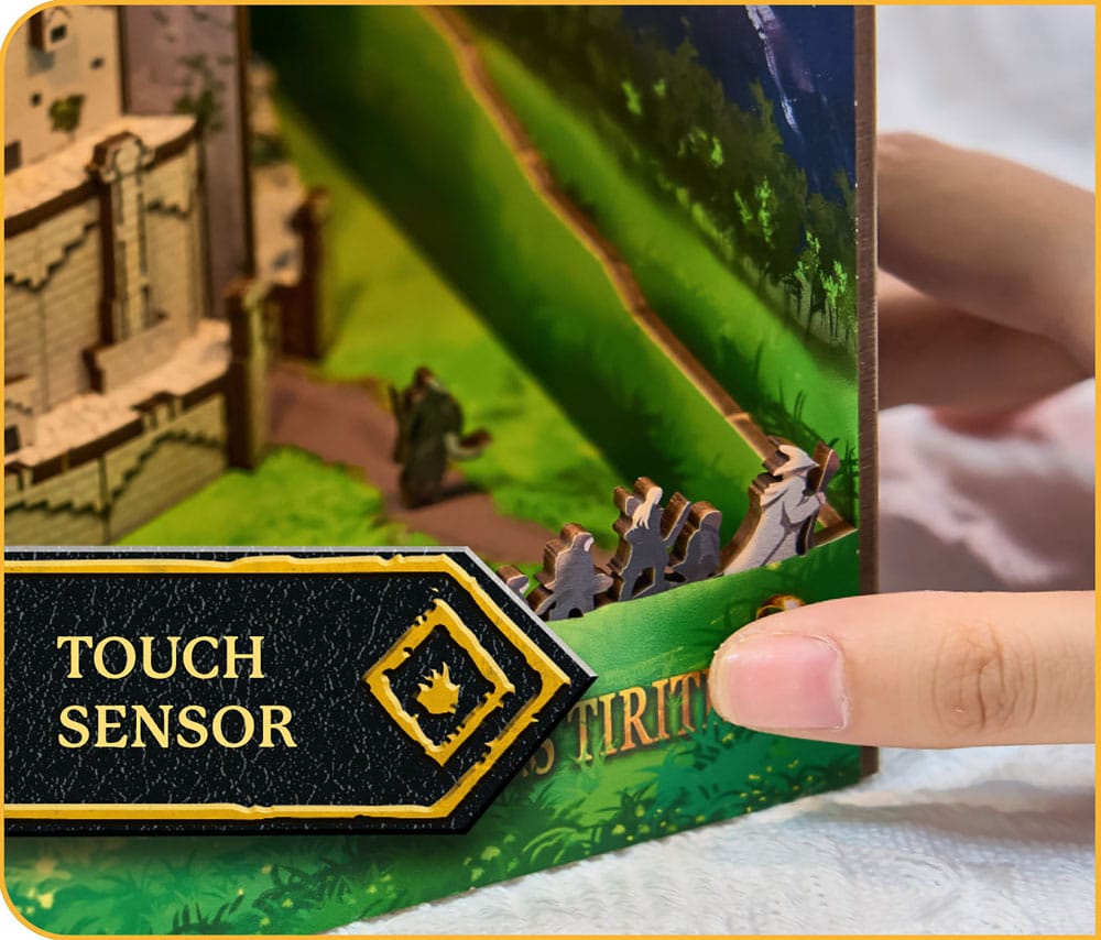 Der Herr der Ringe Minas Tirith Tiny Adventures Book Nook Mini-Diorama