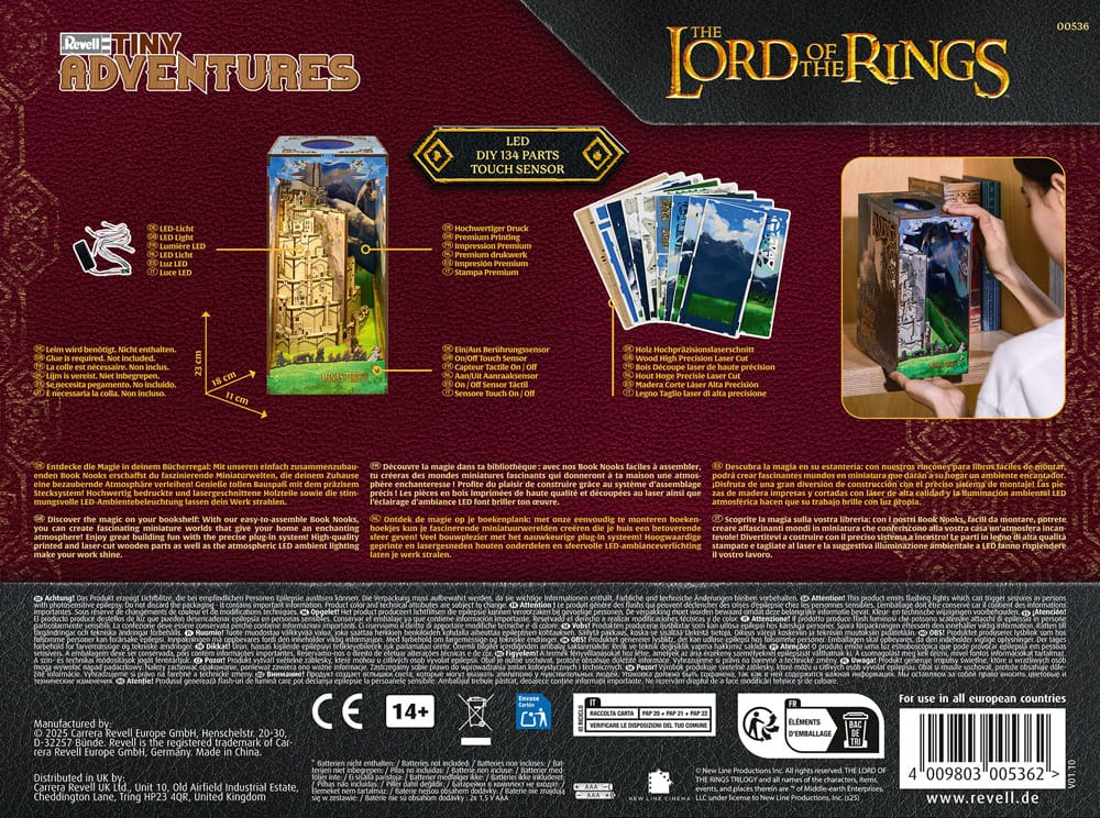 Der Herr der Ringe Minas Tirith Tiny Adventures Book Nook Mini-Diorama