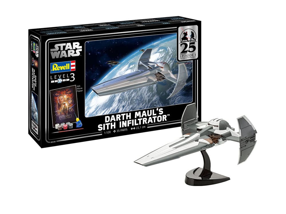 Star Wars Episode I Darth Maul's Sith Infiltrator Geschenkset 1/120 Modellbausatz