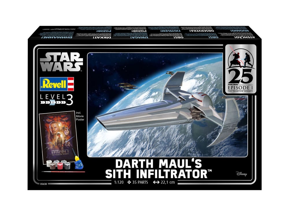 Star Wars Episode I Darth Maul's Sith Infiltrator Geschenkset 1/120 Modellbausatz