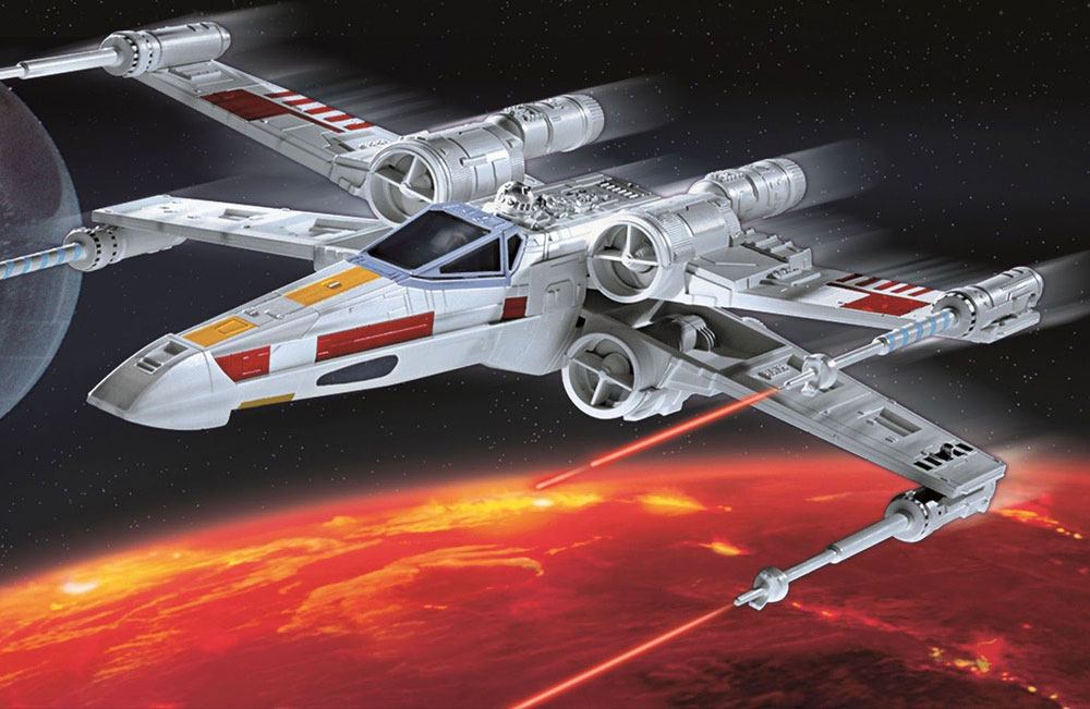 Star Wars X-wing Fighter 1/57 Modellbausatz