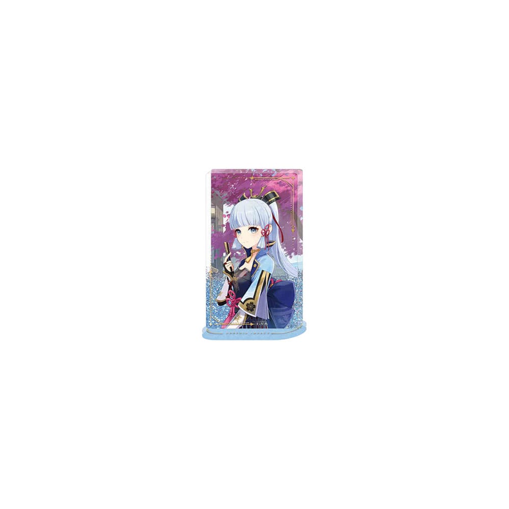 Genshin Impact Kamisato Ayaka Acryl Ornament mit Glitzer