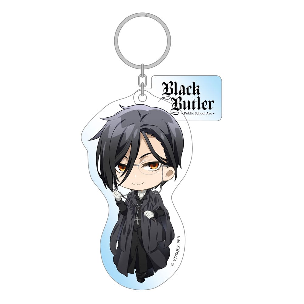 Black Butler Public School Arc Sebastian Acryl Schlüsselanhänger